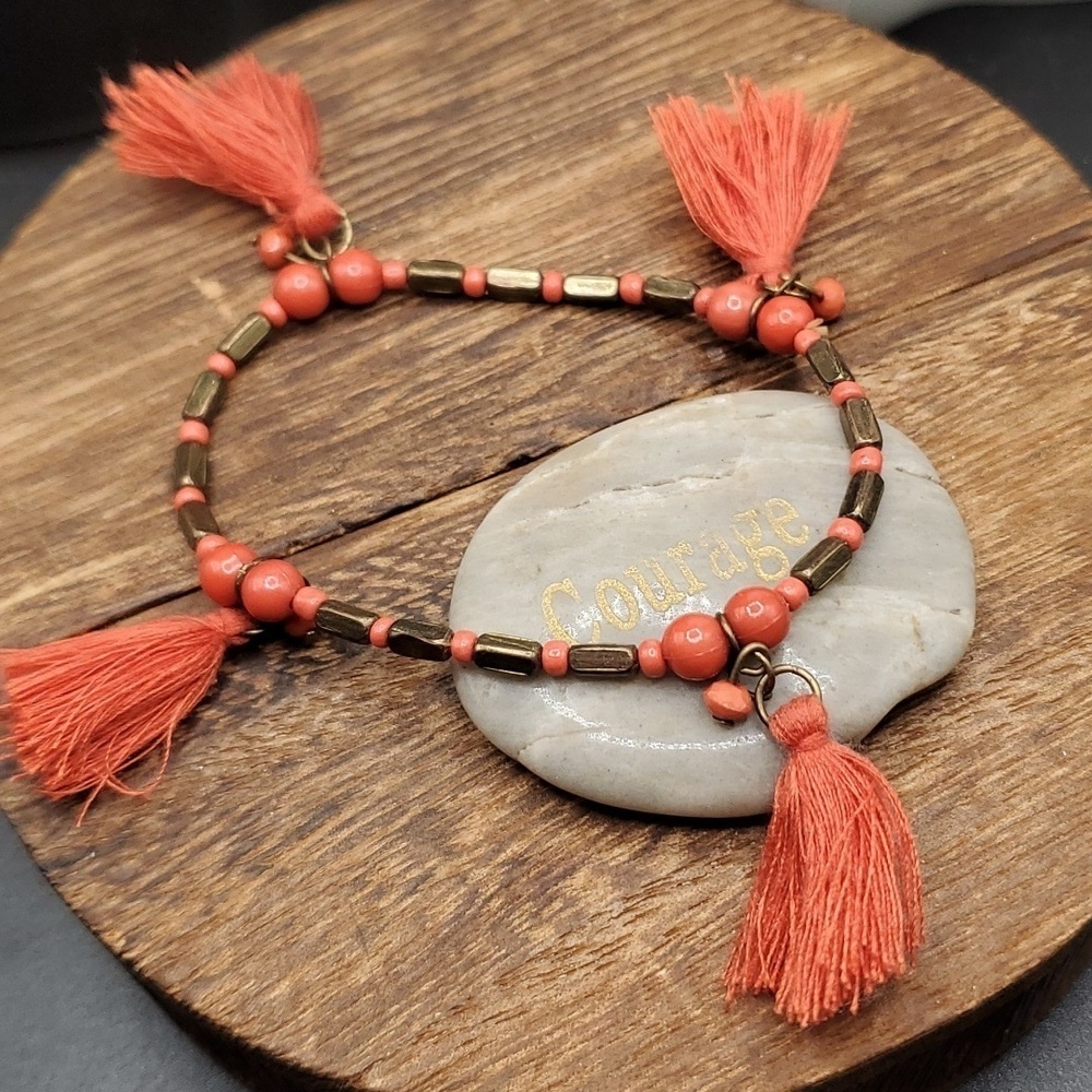 B2834 African tassel‎ bracelet